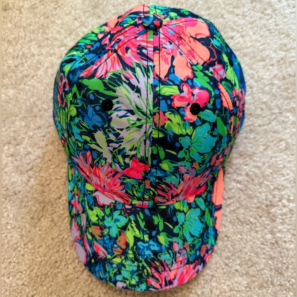 Lilly Pulitzer Vibrant Floral Cap